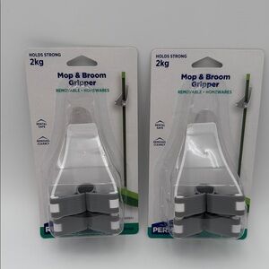 Mop & Broom Gripper Set - 2 Packs